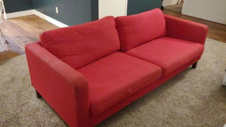 Big red couch