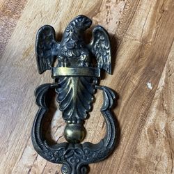 EMIG Traditional American Eagle Brass Door Knocker