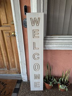 Front Door Welcome Sign