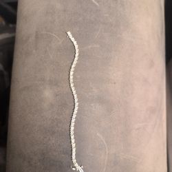 10k Vintage Gold And Diamond Tennis Bracelet 