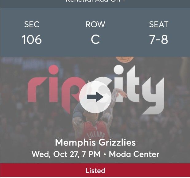 Memphis Grizzlies vs Portland Trail Blazers