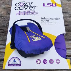 Cozy Cover LSU Louisiana State University Car Seat Carrier Cover