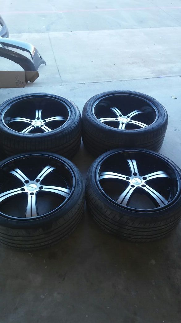 20" Aicona Alc 35 3 piece wheels