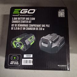 Ego Battery 5.0 New Y Charger 
