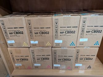 RICOH ink cartridges C8002 - YELLOW, CYAN, MAGENTA, BLACK