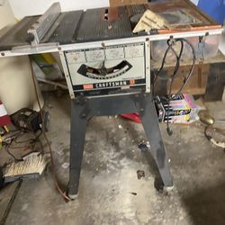 Table Saw, 9 In Craftsmen & Stand