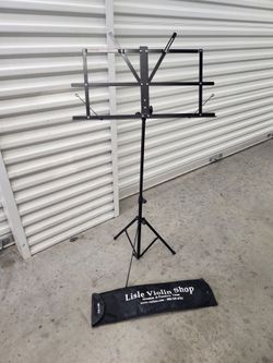 Metal Foldable Music Sheet Stand with travel bag
