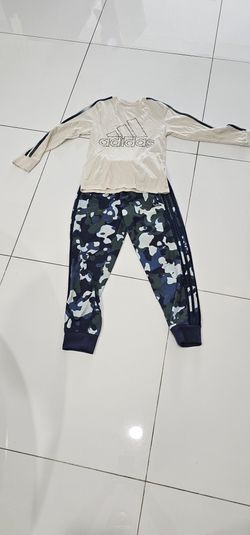 Boys Sz 8 Addidas Sweat Pants Set 