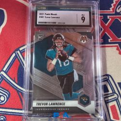 Trevor Lawrence Graded Rookie Football Card