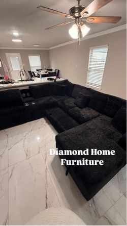 SECTIONAL BLACK+ BLUETOOTH 🌺🔥💃🏽🌹🌺🥳🥰🚛🥳
