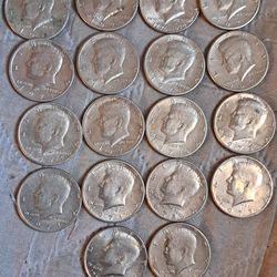 1971 & Bicentennial KENNEDY HALF DOLLARS 