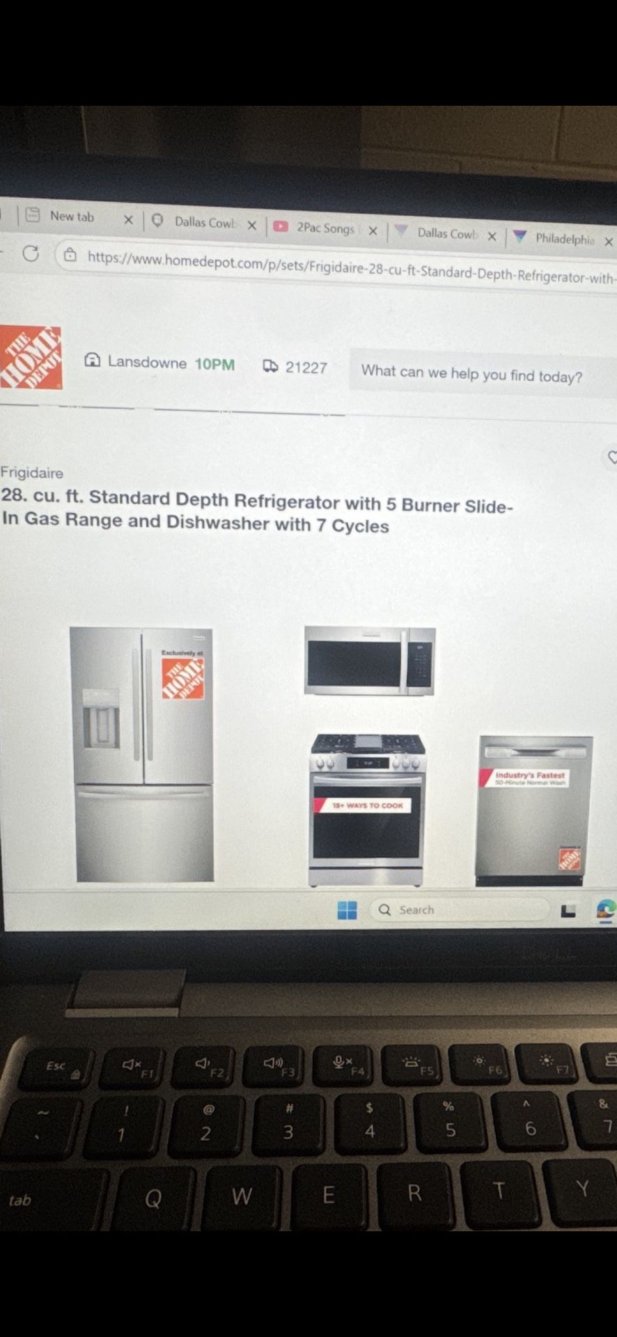 Refrigerator, Gas Stove, Microwave, Dish Washer