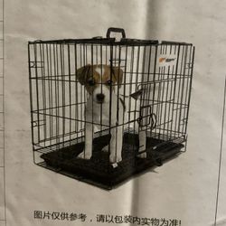Dog Cage With Tray