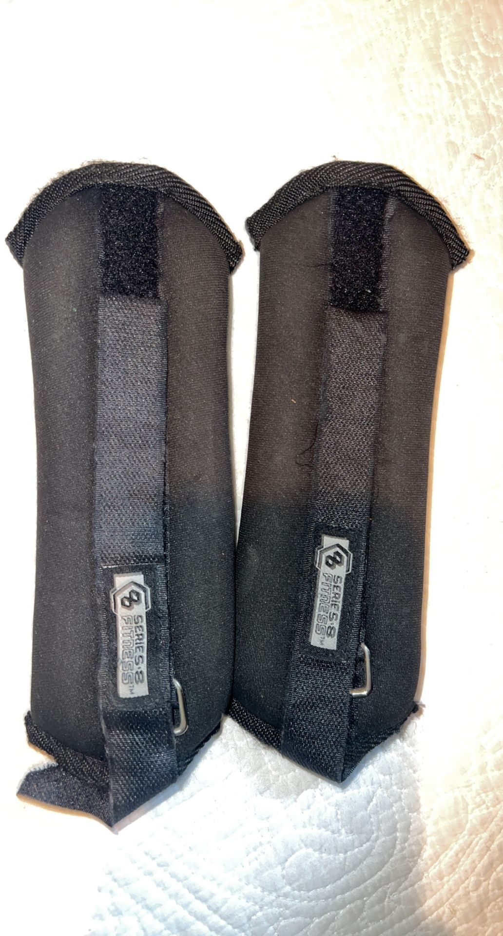 Black Ankle Weights (series 8 Fitness)