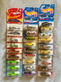 Hot Wheels, $4 each