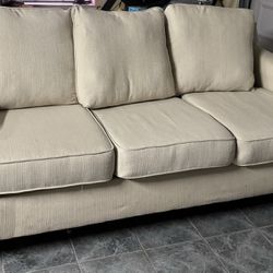 2  Beige Couches