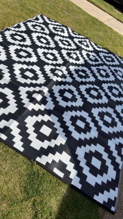 Waterproof Outdoor Plastic Straw Rug