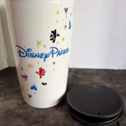 RARE 2015 Starbucks Disney Parks Ceramic Coffee Mug 12 oz Retired Tumbler 