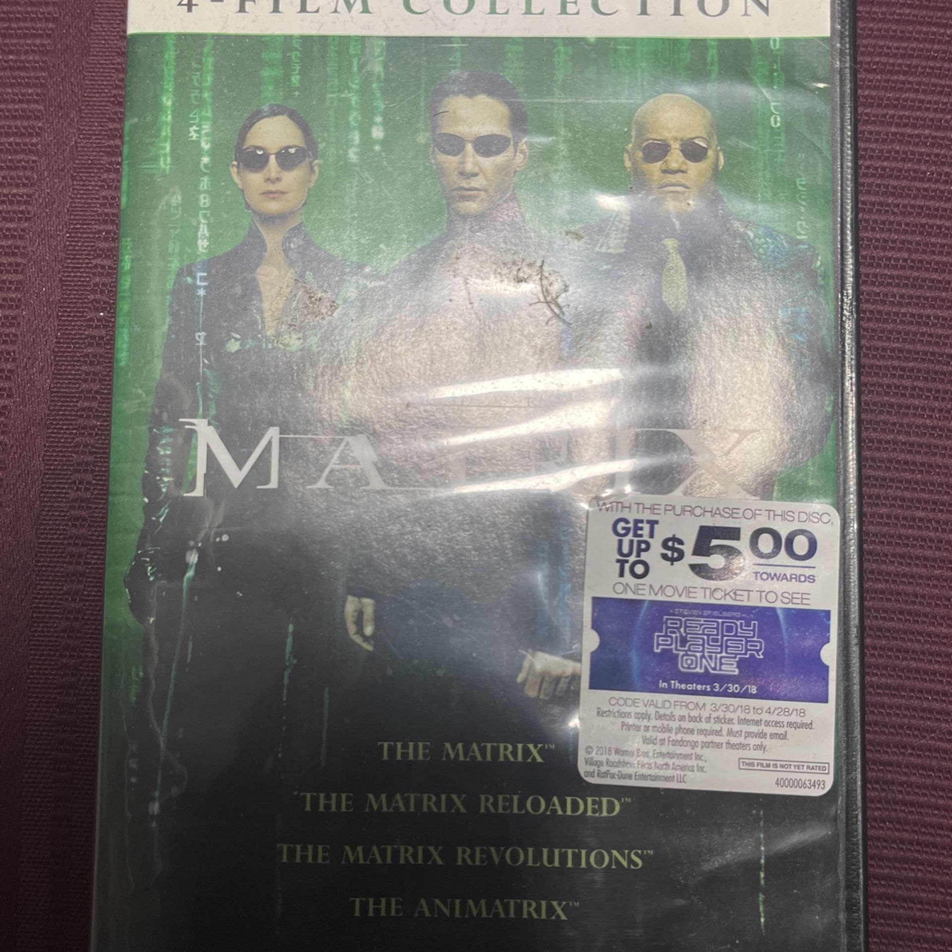 DVD ONLY 4-Film MATRIX
