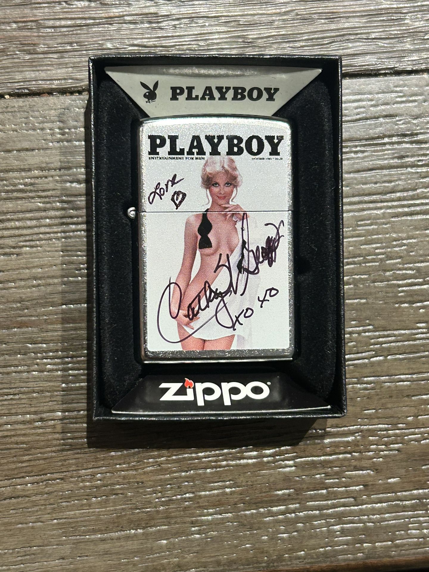 Cathy St. George Autographed Zippo Lighter