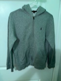 Polo Ralph Lauren Gray Zip-Up Hoodie