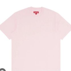 Supreme Pink Tee Shirt Size Large Brand New Without Side Pocket