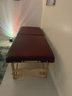 Massage Table Wooden