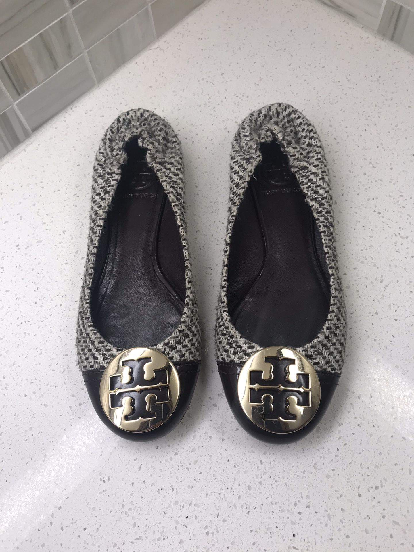 Tory Burch Ballet 🩰 Flats. Dark Brown. Size 6.