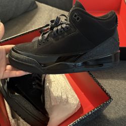 Black Cat Retro 3 Jordan Men 8.5