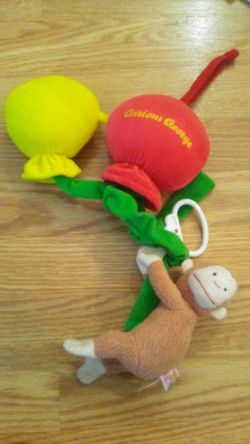 Curious George Crib Pull toy