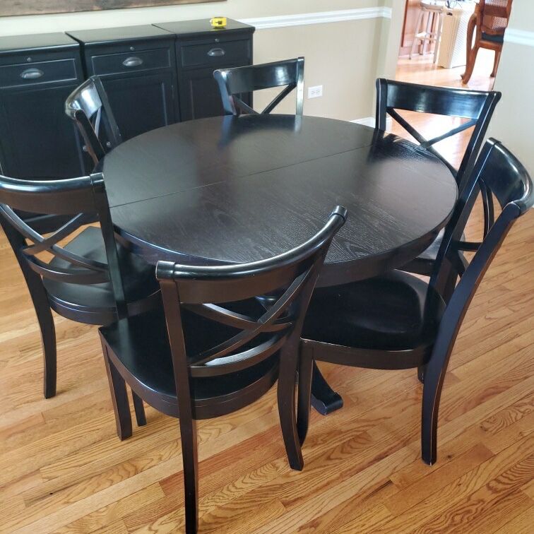 Crate Barrel Dining Table(6chairs)