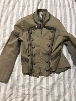 Olive green coat
