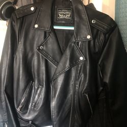 Levi Strauss & Co. Faux Leather Moto Jacket