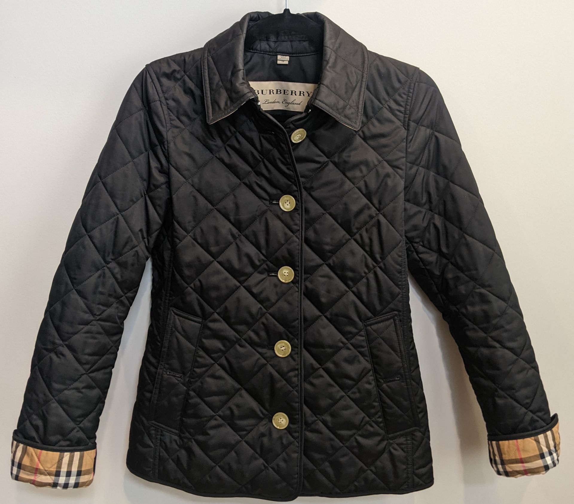 Burberry Quilted Jacket Womens