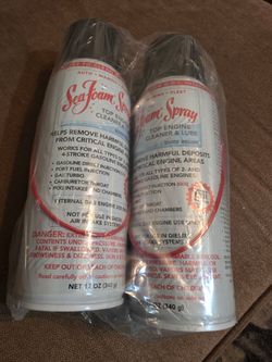 Sea Foam Engine Cleaner and Lube Spray 12oz...set of 2 ...new in original packaging.