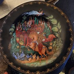 1988 BRADFORD EXCHANGE Xpynkoe Collector Plate Russian Legends