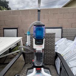 Shark CarpetXpert Upright Deep Carpet Cleaner Corded with Stain Striker and Shampooer for Pets in Gray