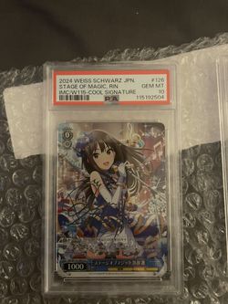 2024 Weiss Schwartz Rin PSA 10