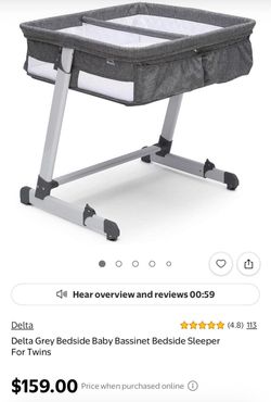 Twin bassinet
