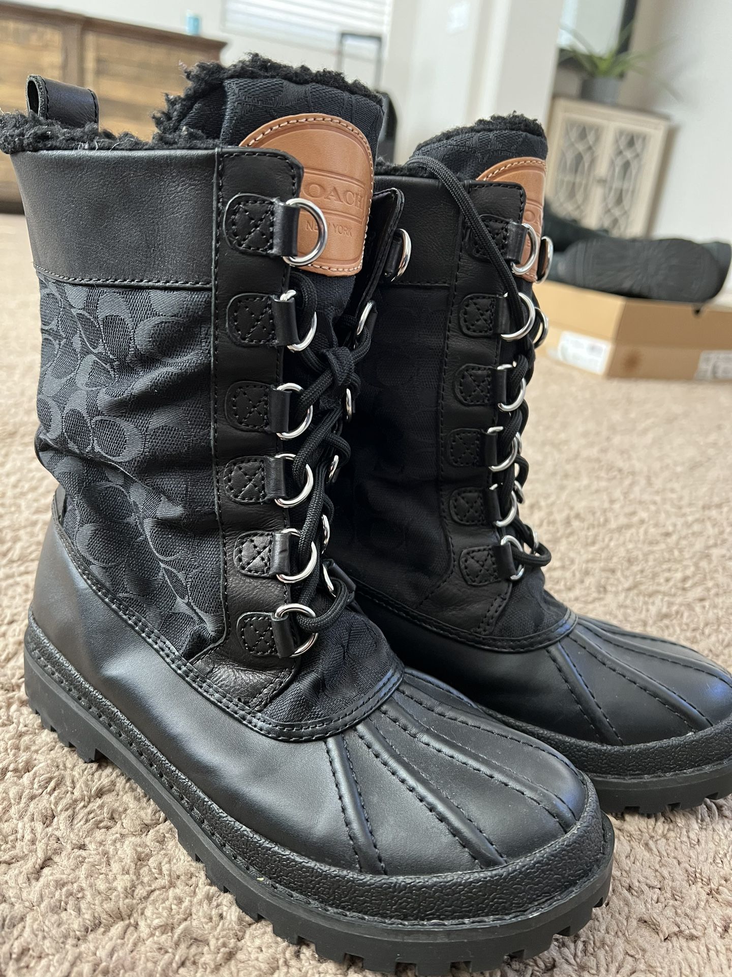 Coach snow/rain boots