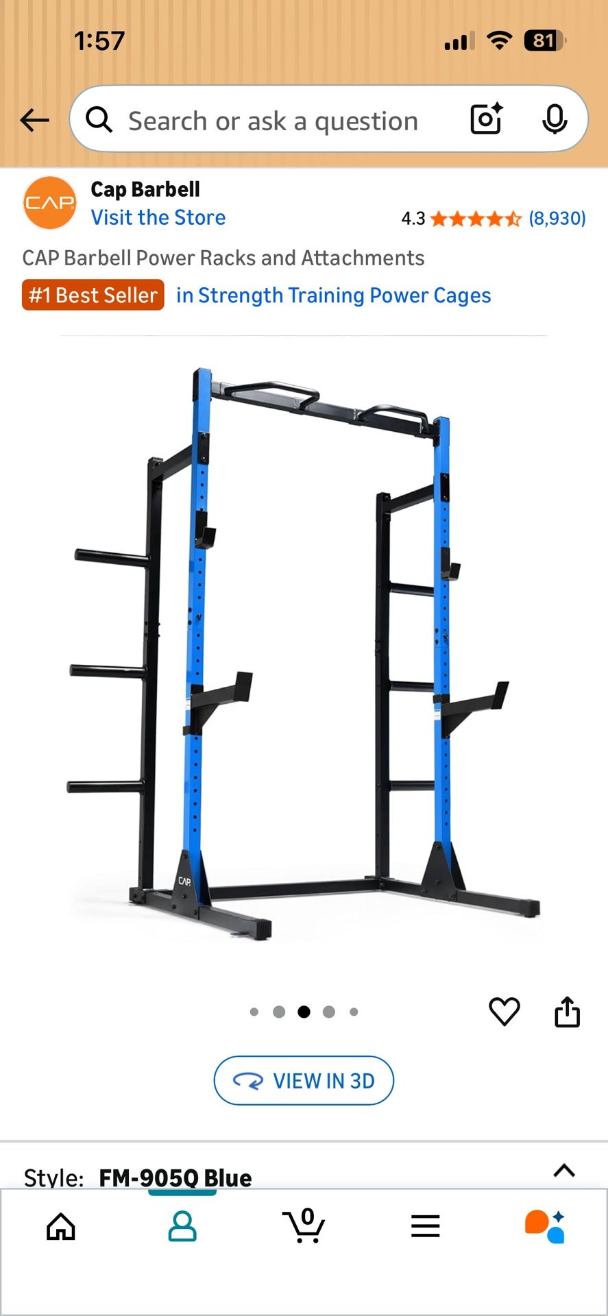 Squat Rack - Home Gym - Pull-up Bar