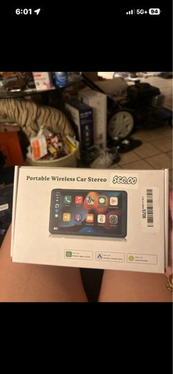 Portable Wireless Car Stereo with CarPlay