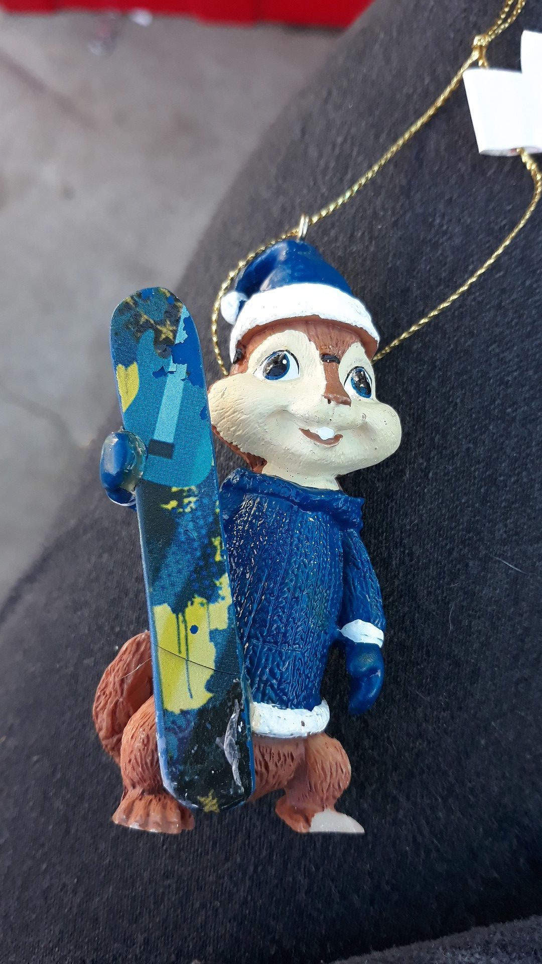 Adorable Alvin and th e chipmunks christmas ornament