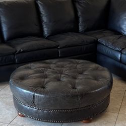 Stylish Leather Ottoman For Sale