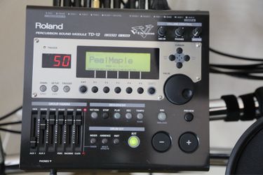 Roland TD-12 Electronic Drum Kit – Mesh Pads, DW Throne, Yamaha Hi-Hat Stand  $1,100 OBO