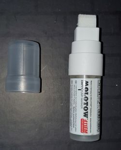 Molotow Empty Pump Marker 411ew Art Graffiti Broad Wide Tip Refillable Hip Hop 