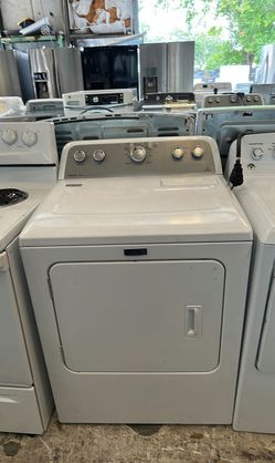 Maytag White Dryer with SensorDry Tech