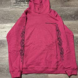 Chrome Hearts x Matty Boy “Stay Fast” Hoodie – Pink – Size Medium – Brand New
