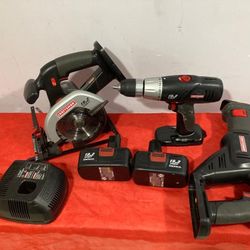 Craftsman 19.2volt Cordless Circular Saw Sawzall Drill Driver KIT for Sale in Queens NY OfferUp