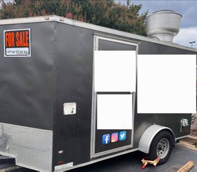 Concession food truck trailer 12x7